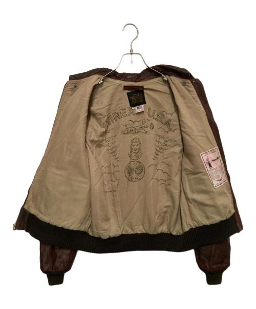 AVIREX（アヴィレックス）AVIREX (アヴィレックス) TYPE A-2 JACKET ブラウン サイズ:38の古着・服飾アイテム