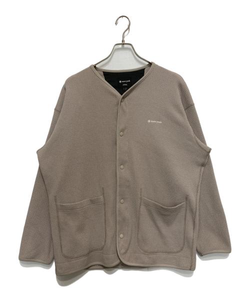 Snow peak（スノーピーク）snow peak (スノーピーク) JOURNAL STANDARD relume (ジャーナルスタンダード レリューム) Flexible Insulated Cardigan ベージュ サイズ:Mの古着・服飾アイテム