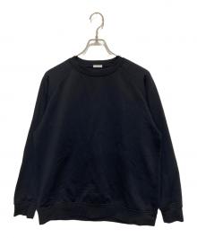 COMOLI（コモリ）の古着「ナイロンコットン裏毛 長袖クルー」｜ネイビー