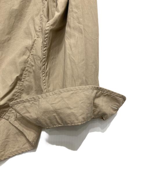 AURALEE（オーラリー）AURALEE (オーラリー) WASHED FINX TWILL BIG SHIRTS ベージュ サイズ:3の古着・服飾アイテム