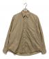 AURALEE（オーラリー）の古着「WASHED FINX TWILL BIG SHIRTS」｜ベージュ