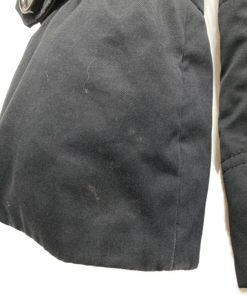 Burberry's（バーバリー）Burberry's (バーバリー) ラクーンファー付きダウンコート ブラック サイズ:40の古着・服飾アイテム