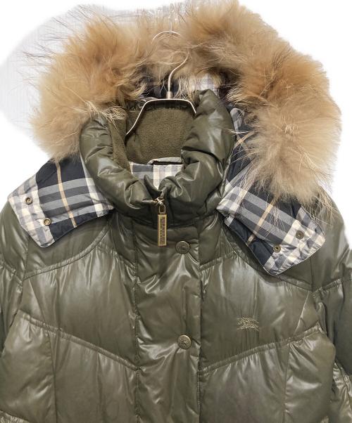 Burberry's（バーバリーズ）Burberry's (バーバリーズ) ダウンコート オリーブ サイズ:	SIZE 40の古着・服飾アイテム
