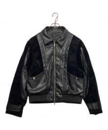 HARE Essence Line（HARE Essence Line）の古着「TSUNAGARIレザーブルゾン」｜ブラック