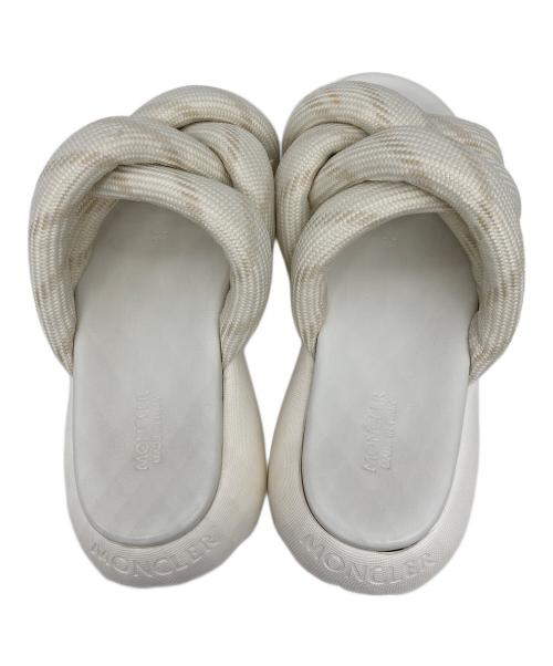 MONCLER（モンクレール）MONCLER (モンクレール) BELAY KNOT SANDAL ホワイト サイズ:35の古着・服飾アイテム