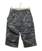 beauty:beastビューティービースト）の古着「デジカモハーフパンツ」｜ブラック