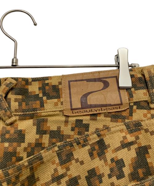 beauty:beast（ビューティービースト）beauty:beast (ビューティービースト) デジタルカモ柄パンツ ベージュ サイズ:3の古着・服飾アイテム