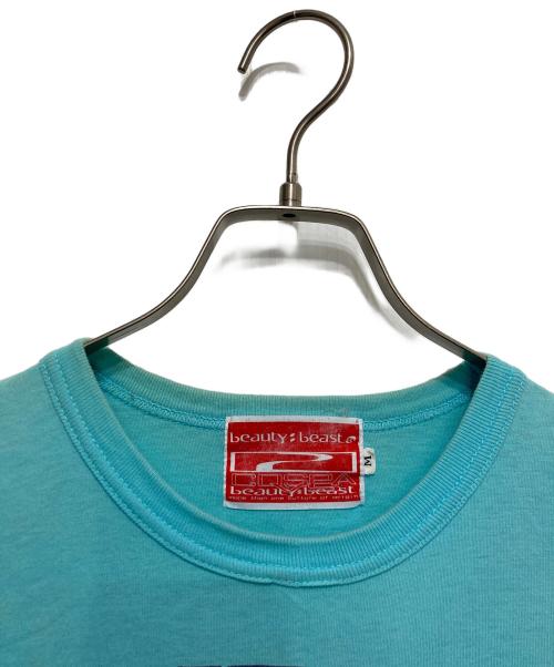beauty:beast（ビューティービースト）beauty:beast (ビューティービースト) COSPAプリントTシャツ スカイブルー サイズ:Ⅿの古着・服飾アイテム
