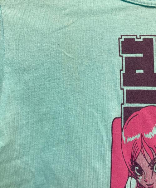 beauty:beast（ビューティービースト）beauty:beast (ビューティービースト) COSPAプリントTシャツ スカイブルー サイズ:Ⅿの古着・服飾アイテム