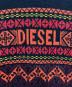 中古・古着 DIESEL (ディーゼル) ロゴニット ブラック サイズ:L：6000円