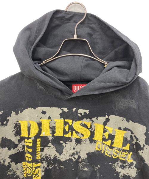 DIESEL（ディーゼル）DIESEL (ディーゼル) T-BOXT-LS-HOOD　ティーボックスティー・エルエス・フード ブラック サイズ:Ｌの古着・服飾アイテム