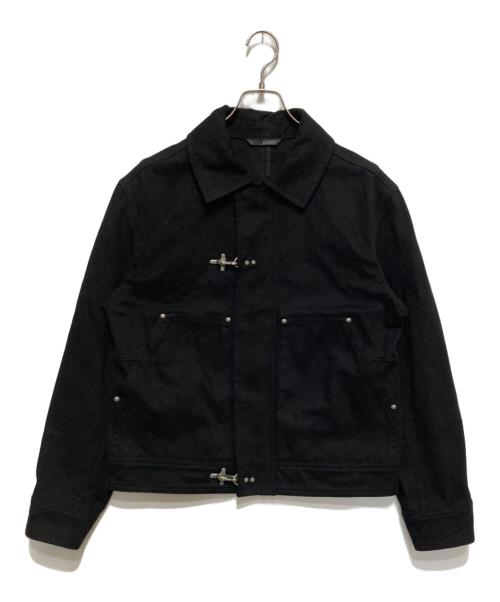 ZARA（ザラ）ZARA (ザラ) ファイヤーマンデニムジャケット ブラック サイズ:Sの古着・服飾アイテム