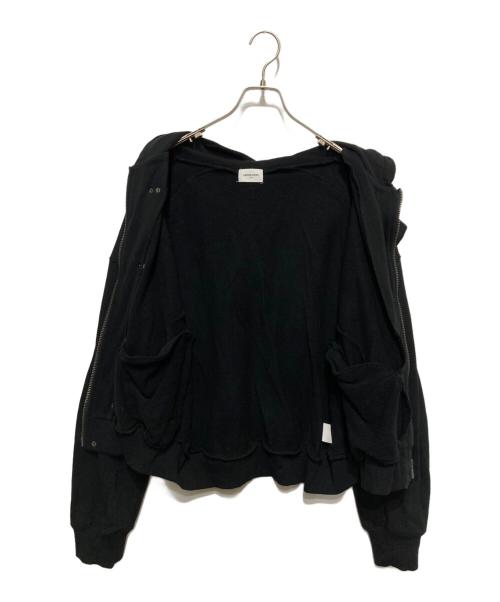 under hunk（アンダーハンク）under hunk (アンダーハンク) FTW (エフティーダブリュー) Fireman Design Zip-up Parker ブラック サイズ:Mの古着・服飾アイテム