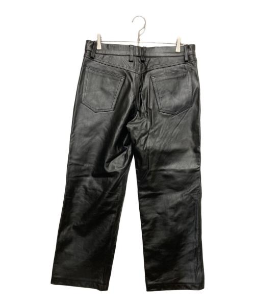 HORN WORKS（ホーンワークス）HORN WORKS (ホーンワークス) レザーパンツ ブラック サイズ:SIZE 91cmの古着・服飾アイテム
