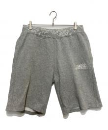 stussy（ステューシー）の古着「フラワープリント スウェット ショーツ」｜グレー