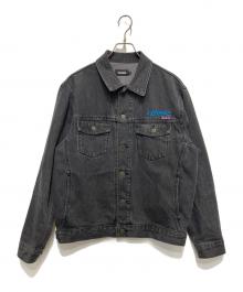 X-LARGE（エクストララージ）の古着「SIDE CUTTING DENIM JACKET」｜ブラック