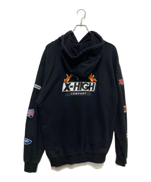 X-LARGE（エクストララージ）X-LARGE (エクストララージ) プルオーバーパーカー ブラック サイズ:Mの古着・服飾アイテム