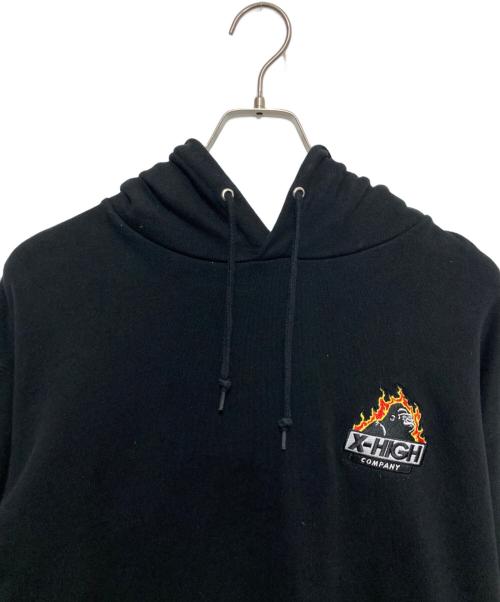 X-LARGE（エクストララージ）X-LARGE (エクストララージ) プルオーバーパーカー ブラック サイズ:Mの古着・服飾アイテム