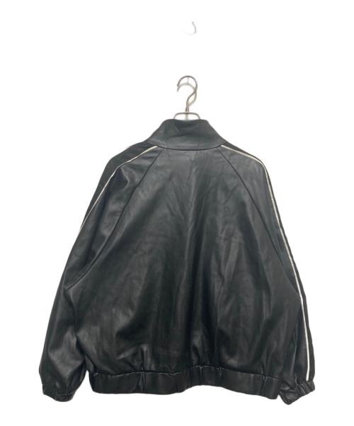 HARE（ハレ）HARE (ハレ) フェイクレザードルマントラックジャケット ブラック サイズ:FREEの古着・服飾アイテム