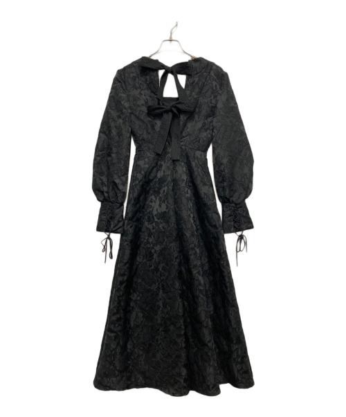 melt the lady（メルトザレディ）melt the lady (メルトザレディ) セットアップ ジャガードフラワードレス ブラック サイズ:SIZE Fの古着・服飾アイテム