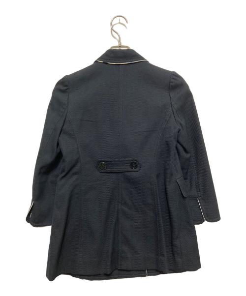 BURBERRY BLUE LABEL（バーバリー ブルー レーベル）BURBERRY BLUE LABEL (バーバリー ブルー レーベル) 裏地ノヴァチェック柄デカボタンジャケット ブラック サイズ:36の古着・服飾アイテム