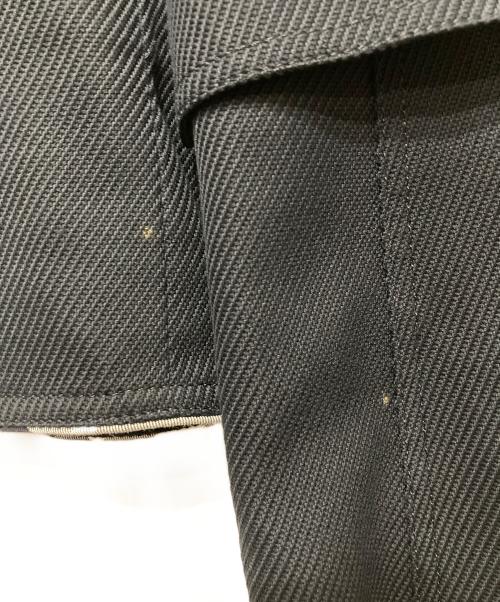 BURBERRY BLUE LABEL（バーバリー ブルー レーベル）BURBERRY BLUE LABEL (バーバリー ブルー レーベル) 裏地ノヴァチェック柄デカボタンジャケット ブラック サイズ:36の古着・服飾アイテム