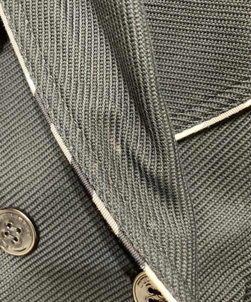 BURBERRY BLUE LABEL（バーバリー ブルー レーベル）BURBERRY BLUE LABEL (バーバリー ブルー レーベル) 裏地ノヴァチェック柄デカボタンジャケット ブラック サイズ:36の古着・服飾アイテム
