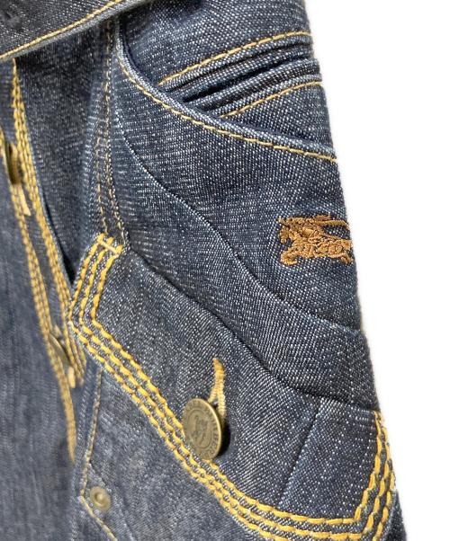 BURBERRY BLUE LABEL（バーバリー ブルー レーベル）BURBERRY BLUE LABEL (バーバリー ブルー レーベル) ホルターネックデニムワンピース インディゴ サイズ:36 未使用品の古着・服飾アイテム