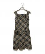 BURBERRY BLUE LABELバーバリー ブルー レーベル）の古着「ノースリーブワンピース」｜グレー