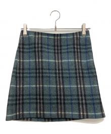 BURBERRY BLUE LABEL（バーバリー ブルー レーベル）の古着「ノヴァチェックスカート」｜グレー