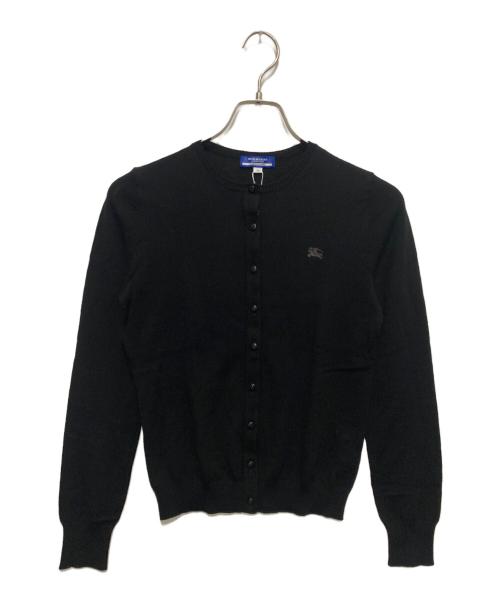 BURBERRY BLUE LABEL（バーバリー ブルー レーベル）BURBERRY BLUE LABEL (バーバリー ブルー レーベル) ノヴァチェックパイピングカーディガン ブラック サイズ:SIZE 38 未使用品の古着・服飾アイテム