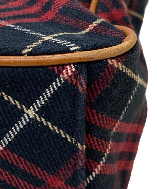 BURBERRY BLUE LABEL（バーバリー ブルー レーベル）BURBERRY BLUE LABEL (バーバリー ブルー レーベル) バッグ レッドの古着・服飾アイテム
