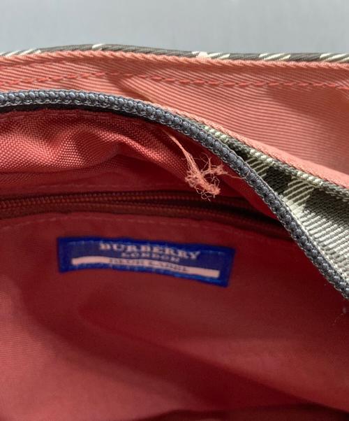 BURBERRY BLUE LABEL（バーバリー ブルー レーベル）BURBERRY BLUE LABEL (バーバリー ブルー レーベル) バッグ ブラウンの古着・服飾アイテム