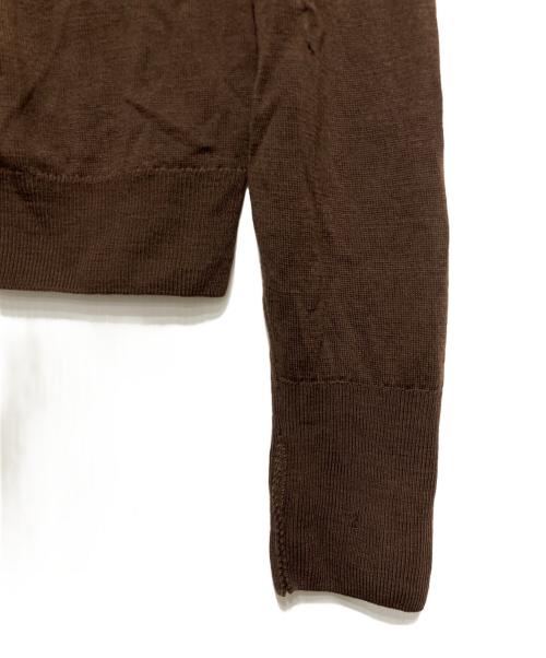FRED PERRY SPORT WEAR（フレッドペリー スポーツウェアー）FRED PERRY SPORT WEAR (フレッドペリー スポーツウェアー) 80sウールカーディガン ブラウン サイズ:Mの古着・服飾アイテム