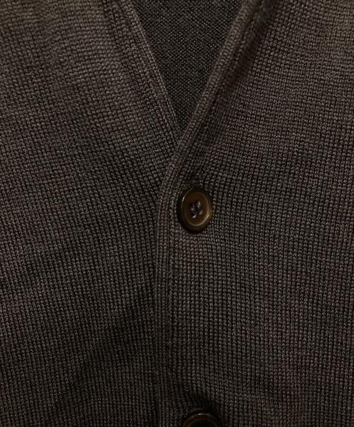 FRED PERRY SPORT WEAR（フレッドペリー スポーツウェアー）FRED PERRY SPORT WEAR (フレッドペリー スポーツウェアー) 80sウールカーディガン ブラウン サイズ:Mの古着・服飾アイテム