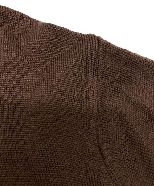 FRED PERRY SPORT WEAR（フレッドペリー スポーツウェアー）FRED PERRY SPORT WEAR (フレッドペリー スポーツウェアー) 80sウールカーディガン ブラウン サイズ:Mの古着・服飾アイテム