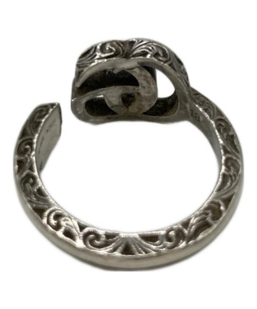 GUCCI（グッチ）GUCCI (グッチ) アラベスク エングレービング エッジ リング サイズ:19号の古着・服飾アイテム