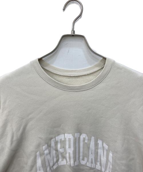 MICA&DEAL（マイカアンドディール）MICA&DEAL (マイカアンドディール) Americana (アメリカーナ) 別注スウェット ベージュ サイズ:FREEの古着・服飾アイテム