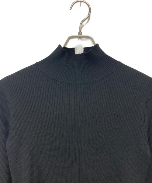 ADAWAS（アダワス）ADAWAS (アダワス) RIBBED KNIT BELL-SLEEVE TOPニット ブラック サイズ:SIZE Freeの古着・服飾アイテム