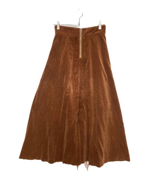 upper hights（アッパーハイツ）upper hights (アッパーハイツ) コーデュロイスカート ブラウン サイズ:SIZE 24の古着・服飾アイテム