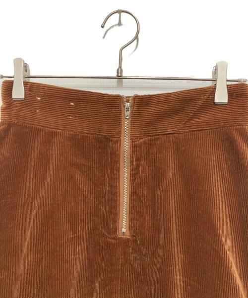 upper hights（アッパーハイツ）upper hights (アッパーハイツ) コーデュロイスカート ブラウン サイズ:SIZE 24の古着・服飾アイテム
