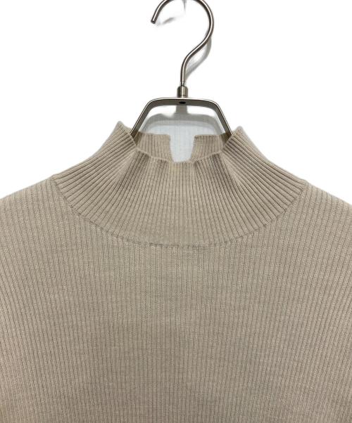 ADAWAS（アダワス）ADAWAS (アダワス) RIBBED KNIT　リブド ニット ベージュ サイズ:SIZE Freeの古着・服飾アイテム