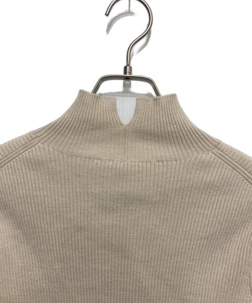 ADAWAS（アダワス）ADAWAS (アダワス) RIBBED KNIT　リブド ニット ベージュ サイズ:SIZE Freeの古着・服飾アイテム