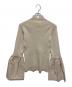 ADAWAS (アダワス) RIBBED KNIT　リブド ニット ベージュ サイズ:SIZE Free：5000円