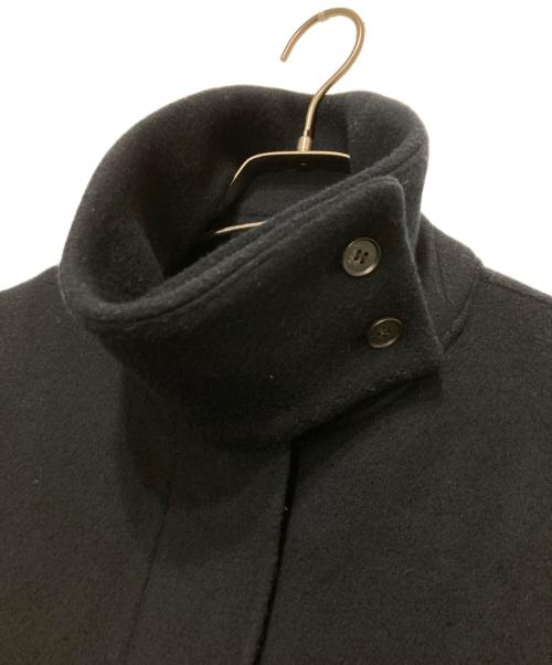 ETRE（エトレ）etre (エトレ) フーディーストールコクーンコート ネイビー サイズ:Sの古着・服飾アイテム