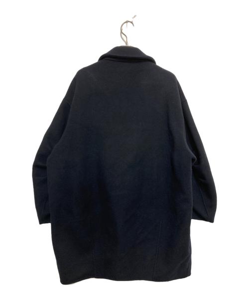 ETRE（エトレ）etre (エトレ) フーディーストールコクーンコート ネイビー サイズ:Sの古着・服飾アイテム
