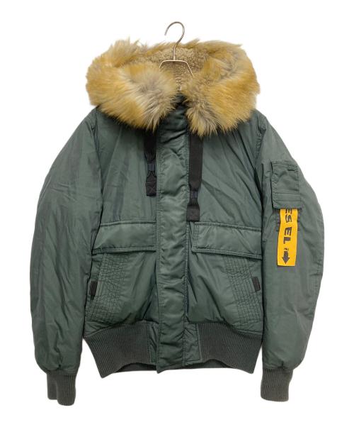 DIESEL（ディーゼル）DIESEL (ディーゼル) W-BURKE JACKET グリーン サイズ:Sの古着・服飾アイテム