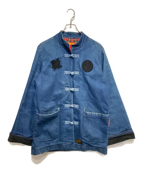 THUNDERBOX（サンダーボックス）THUNDERBOX (サンダーボックス) カンフージャケット インディゴ サイズ:Ⅿの古着・服飾アイテム
