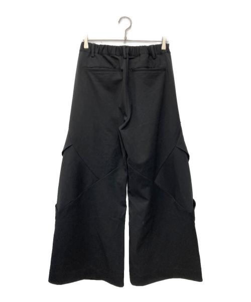 CLEL（クレイル）CLEL (クレイル) Prime TR 3D Tuck Pants ブラック サイズ:Sの古着・服飾アイテム