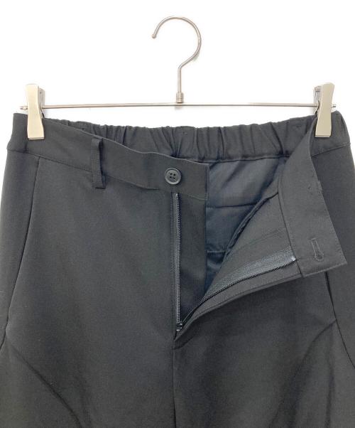 CLEL（クレイル）CLEL (クレイル) Prime TR 3D Tuck Pants ブラック サイズ:Sの古着・服飾アイテム